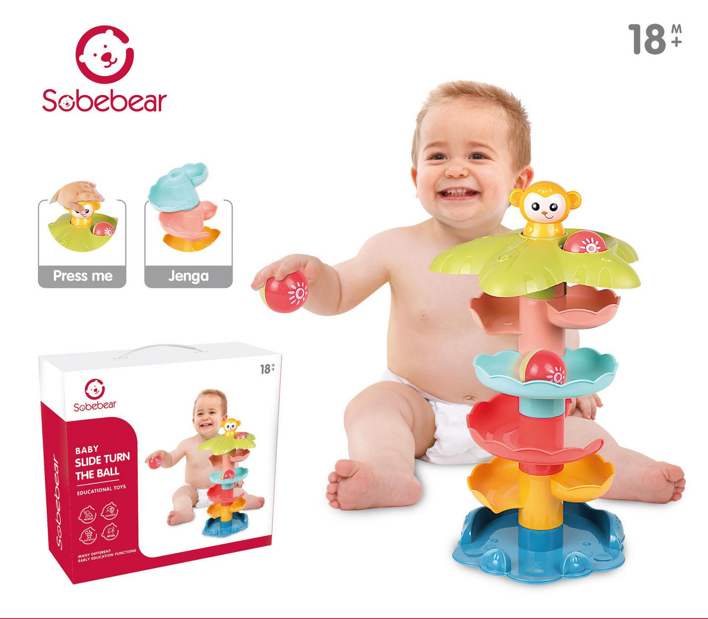 Torre Deslizante con Pelotas