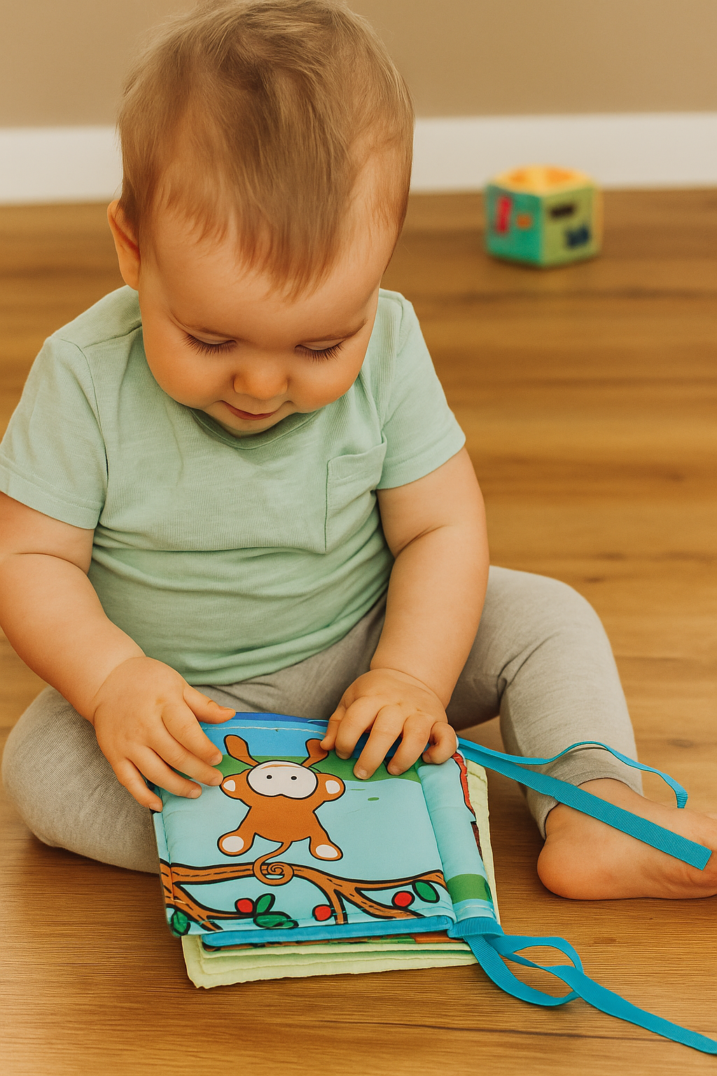 Libro Plegable Tela Animales