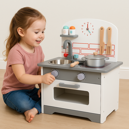 👩🍳 Cocina Grande de Madera