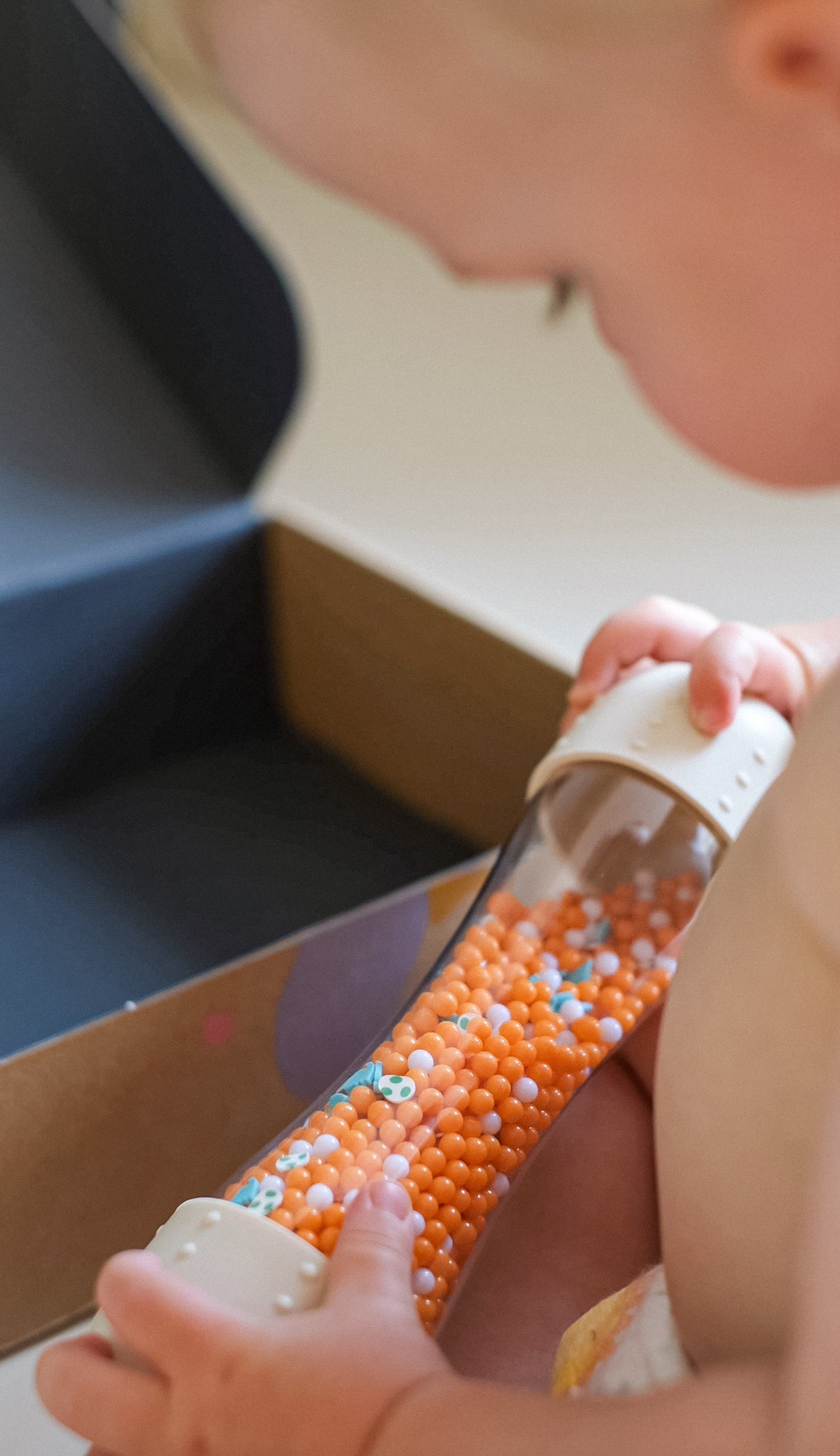 Botella Sensorial- Grinch