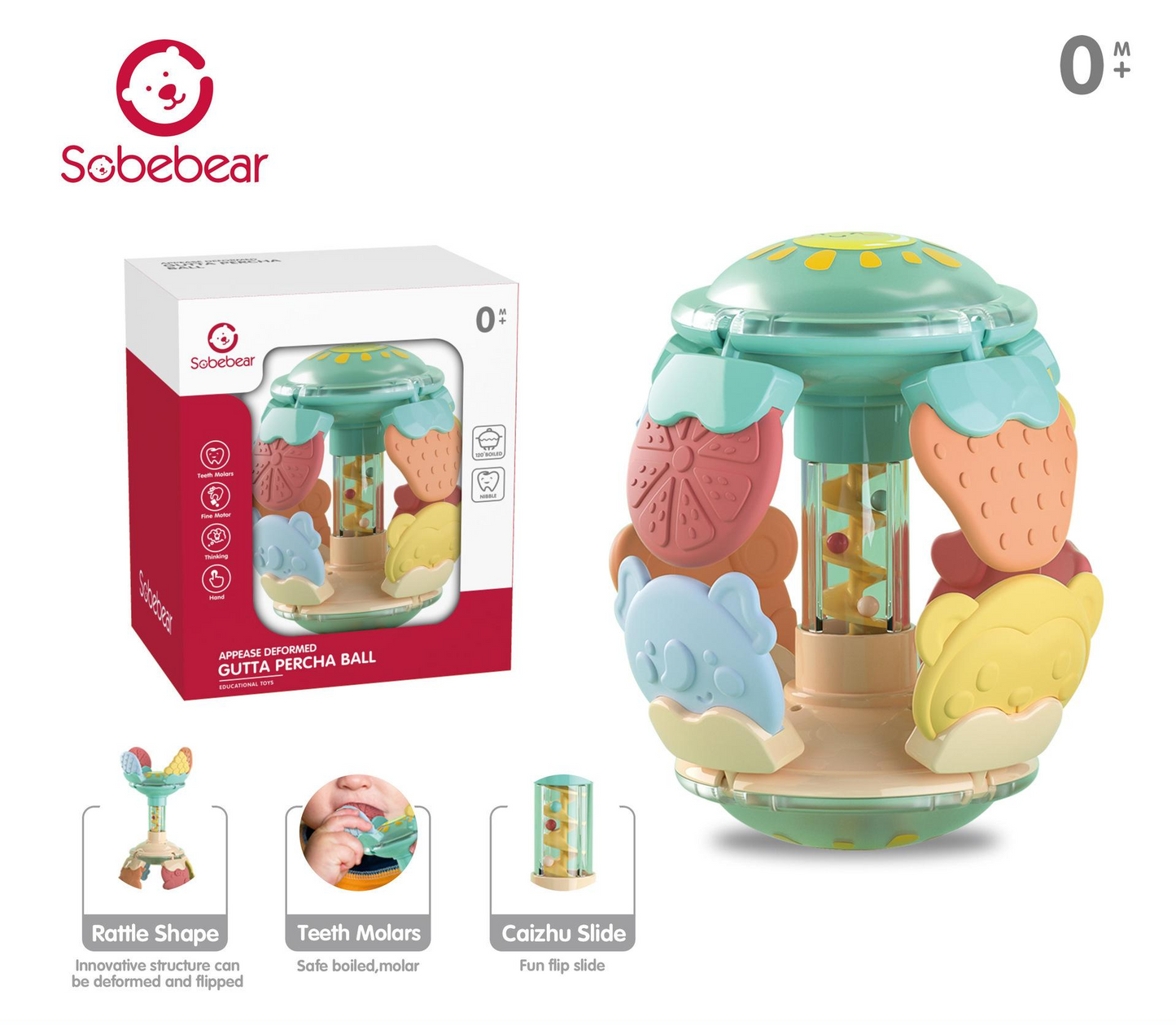 Sonajero Sensorial con Mordillo